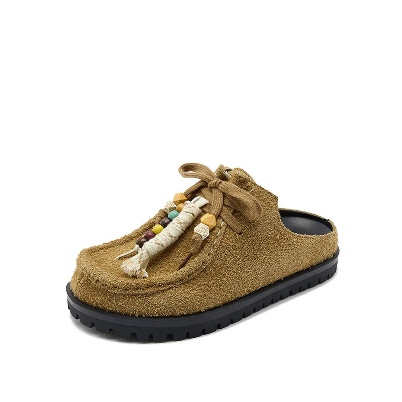 Wallabee Cow Suede Clogs