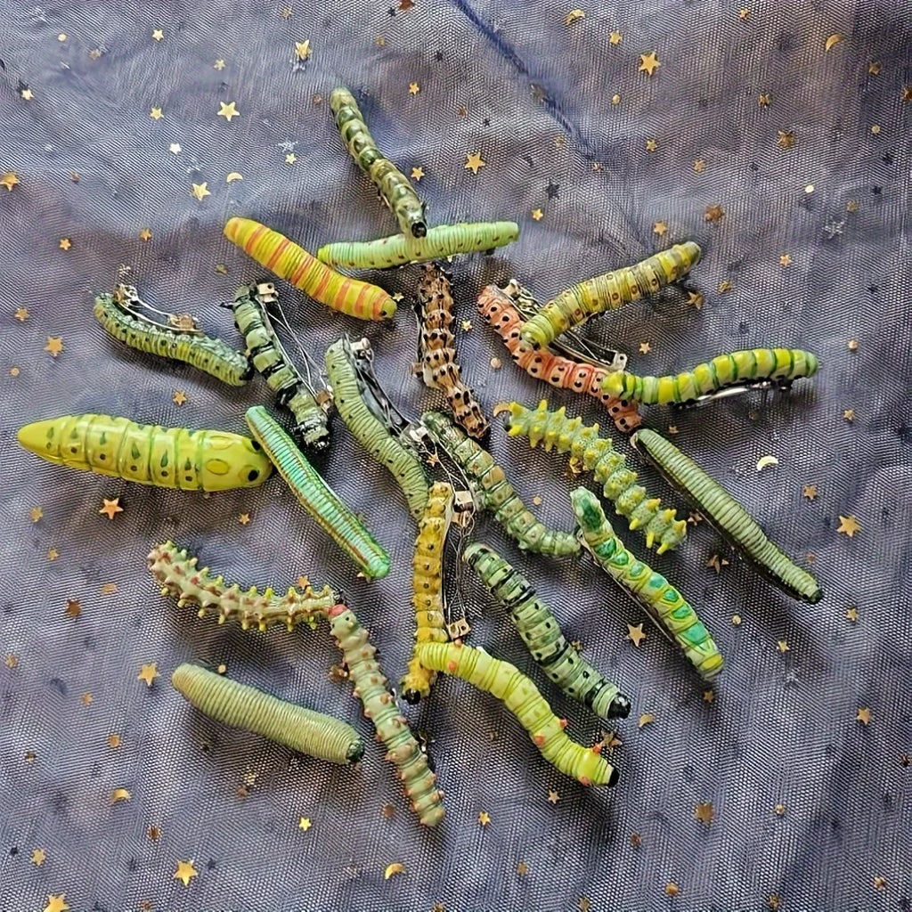 6pcs Caterpillar Hair Clips