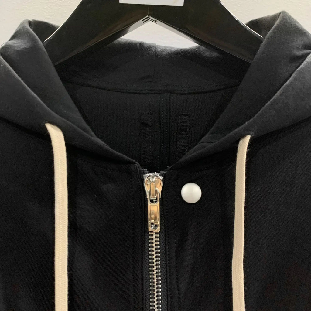 Long Drawstring Hoodie