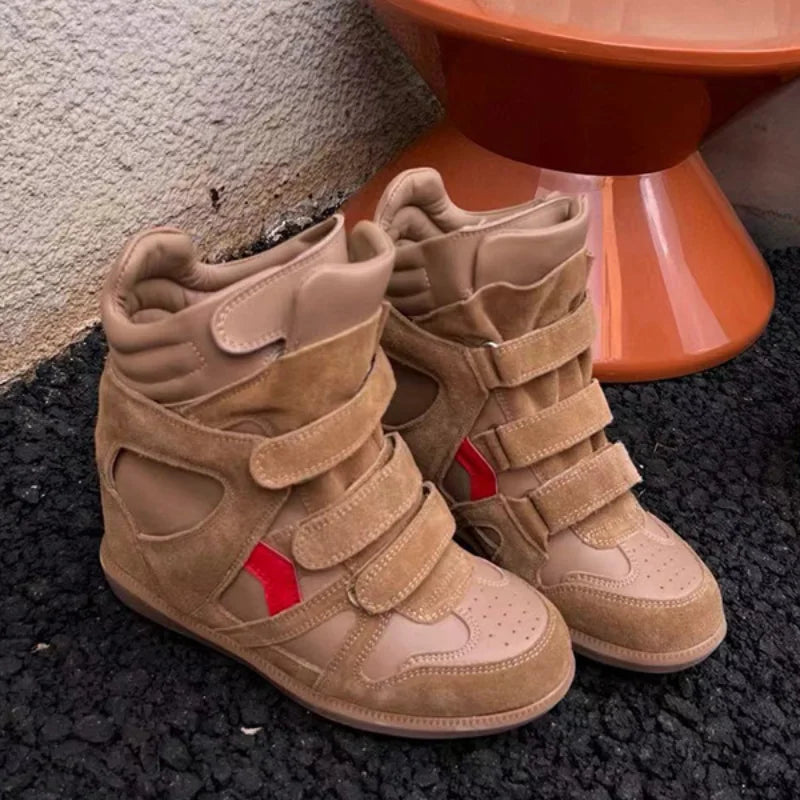 Thick-soled Marant Wedge Sneakers