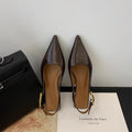 Pointed Toe Low Heels