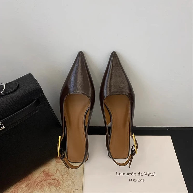 Pointed Toe Low Heels