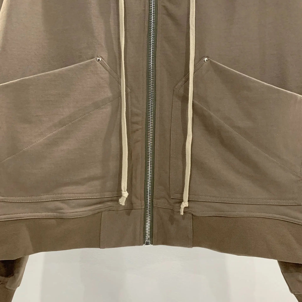 Long Drawstring Hoodie