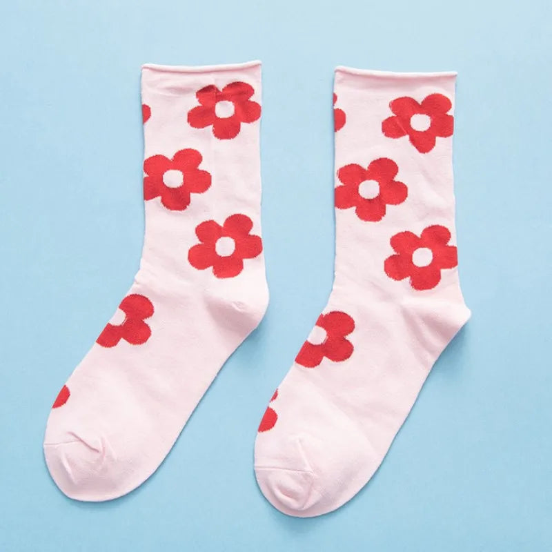 Japanese Flower Socks