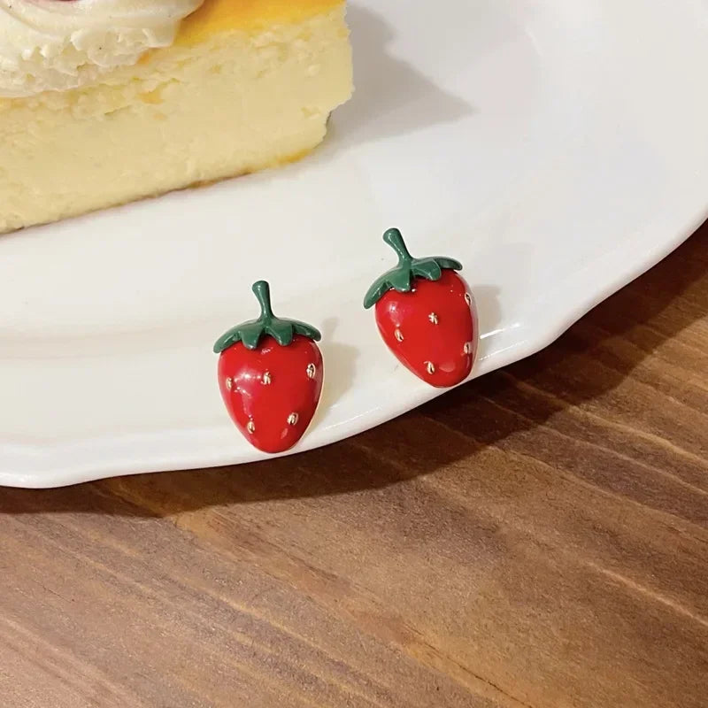 Papaya Fruit Earrings