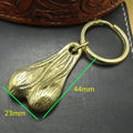 Solid Brass Balls Keychain