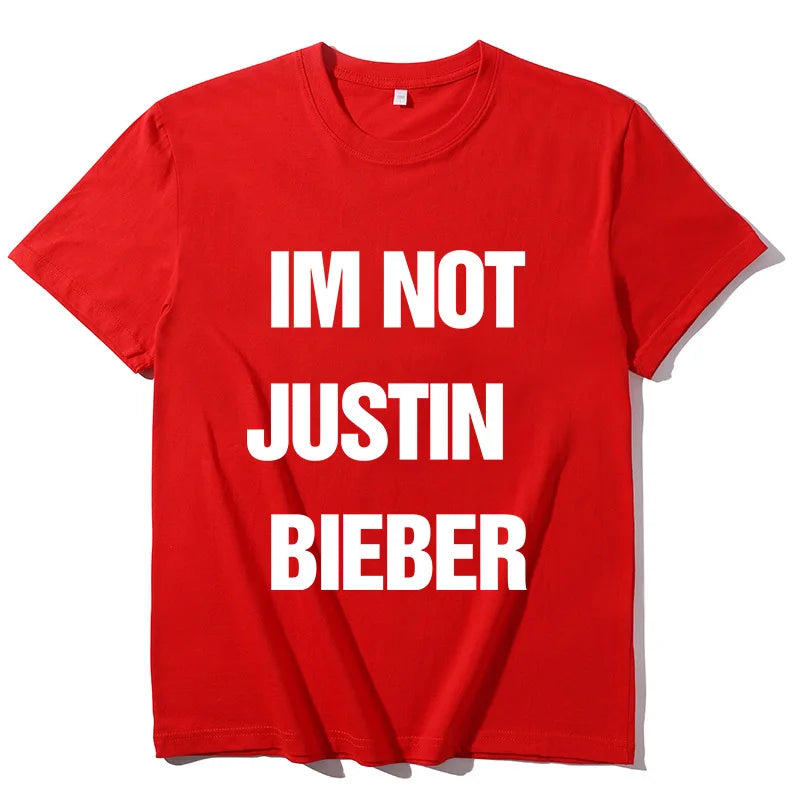 I'm Not Justin Bieber Tee
