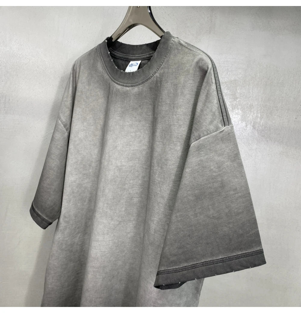 Vintage Distressed Gradient Tee