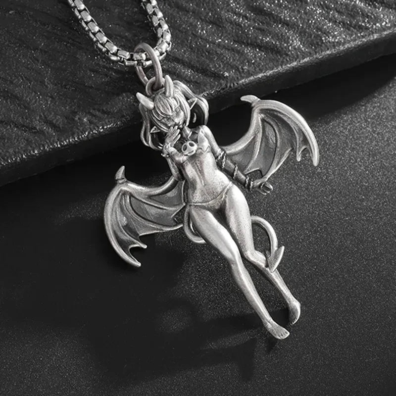 Sexy Devil Girl Necklace