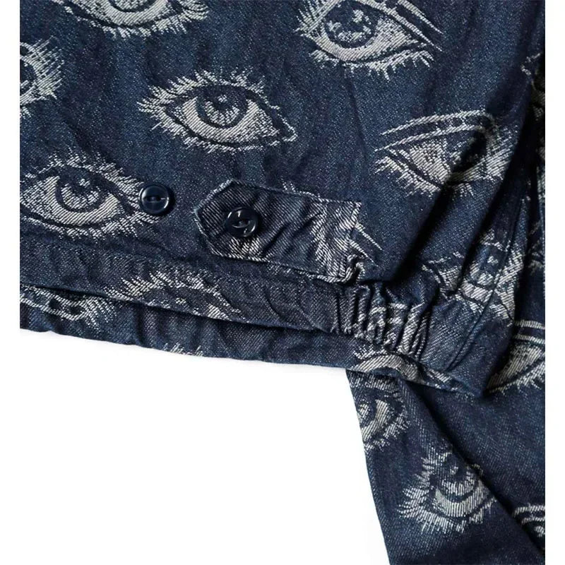 KAPITAL Eye Embroidered Denim Jacket