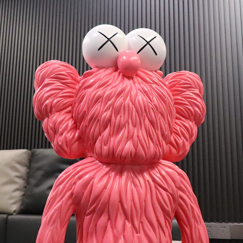 Dead Hairy Kaws Sculpture