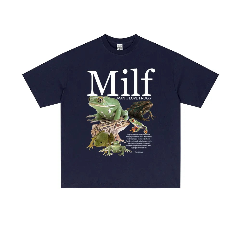 MILF Man I Love Frogs Funny Frogs Tee