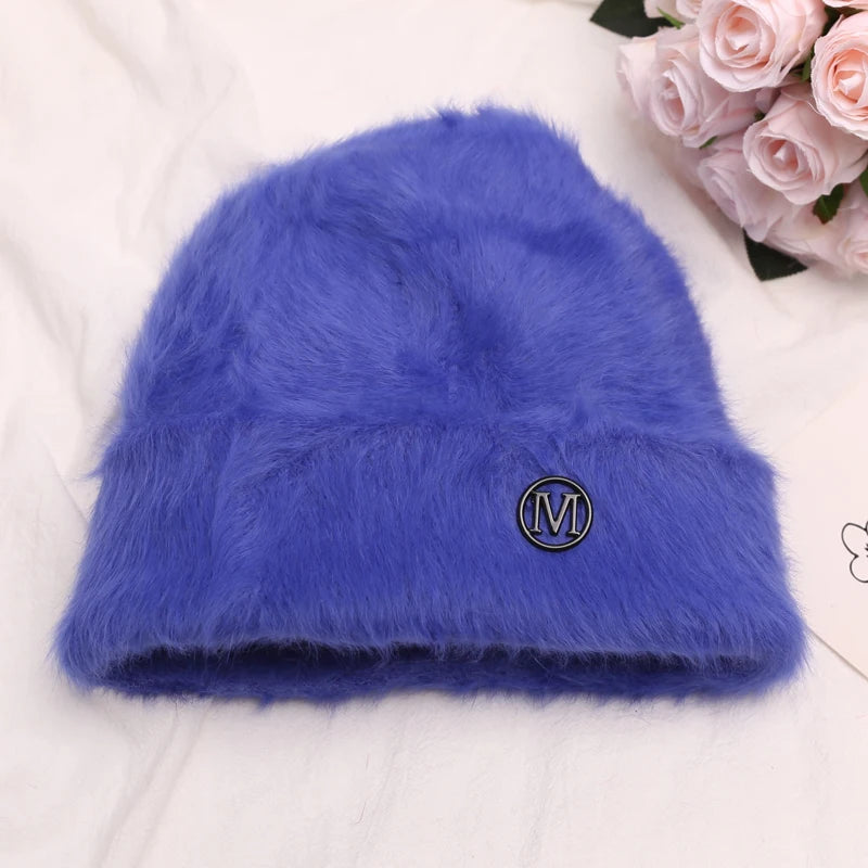 Rabbit Fur Beanies