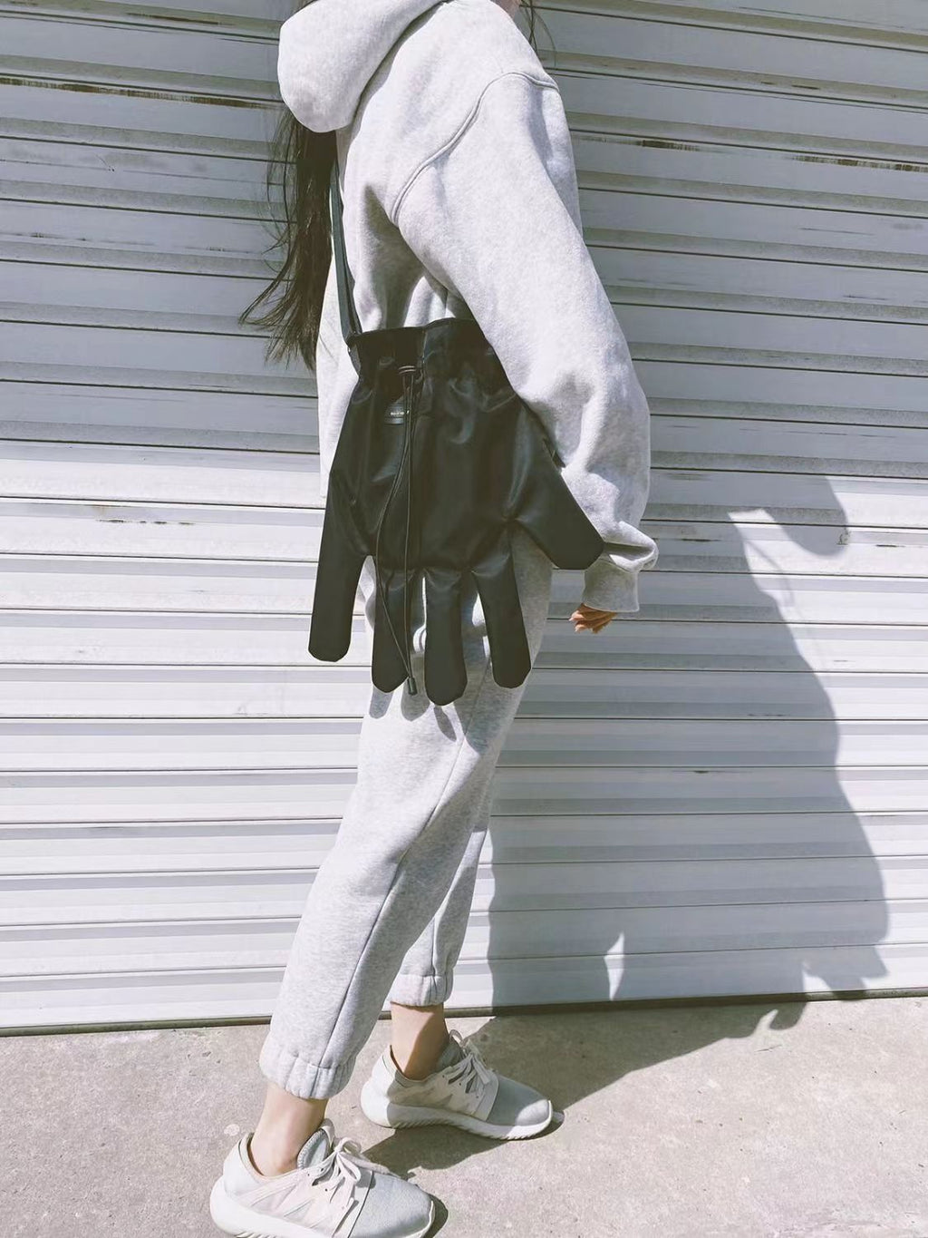 Giant Hand Glove Crossbody Bag
