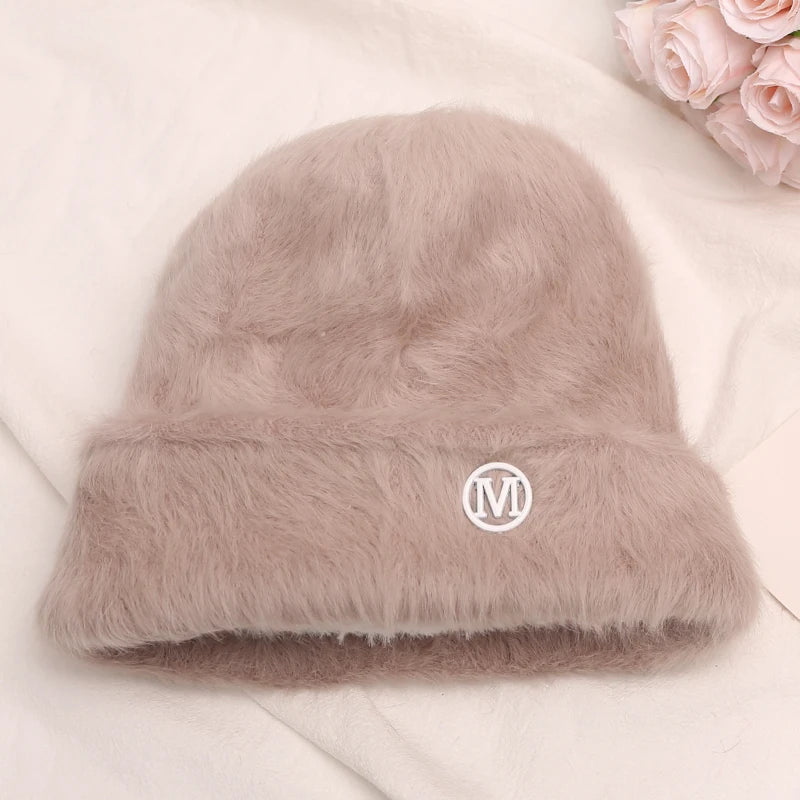Rabbit Fur Beanies