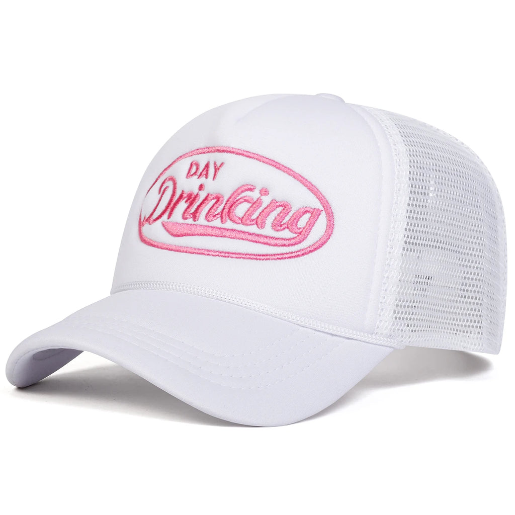 DAY DRINKING Embroidered Baseball Cap