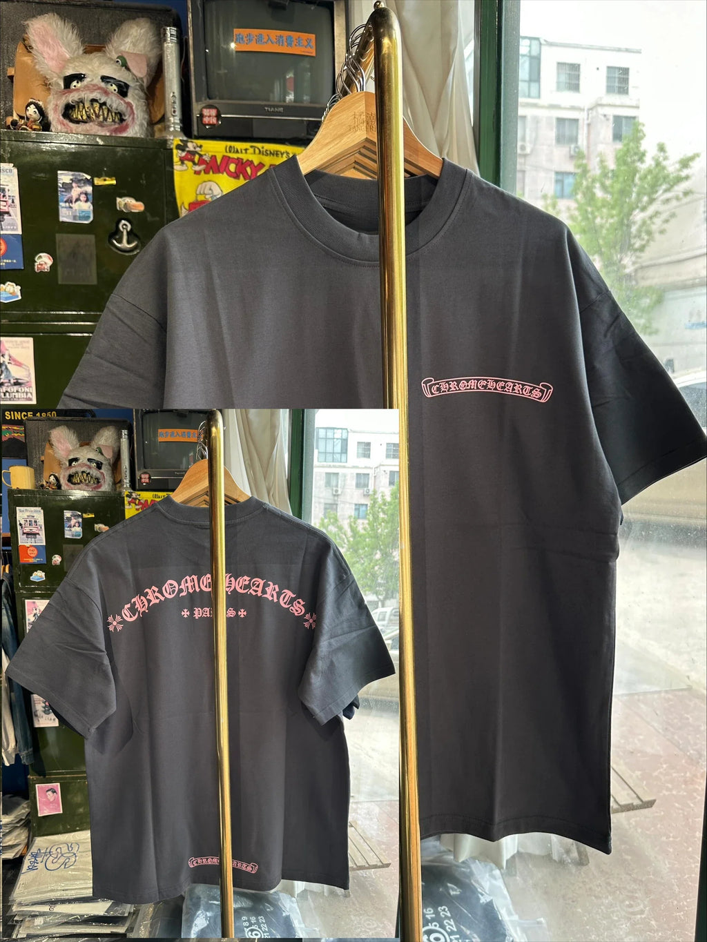 Chrome Rolling Stones Heart Tee