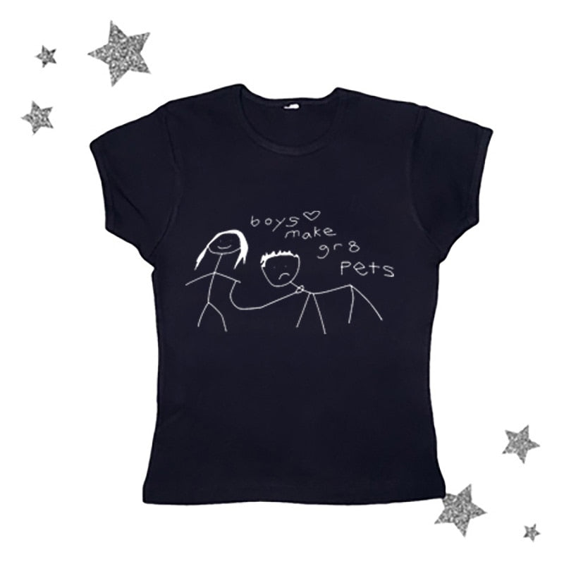 Boys Make Great Pets Crop Top