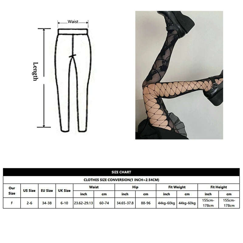 Gothic Fishnets Stockings Lolita Mesh Tights