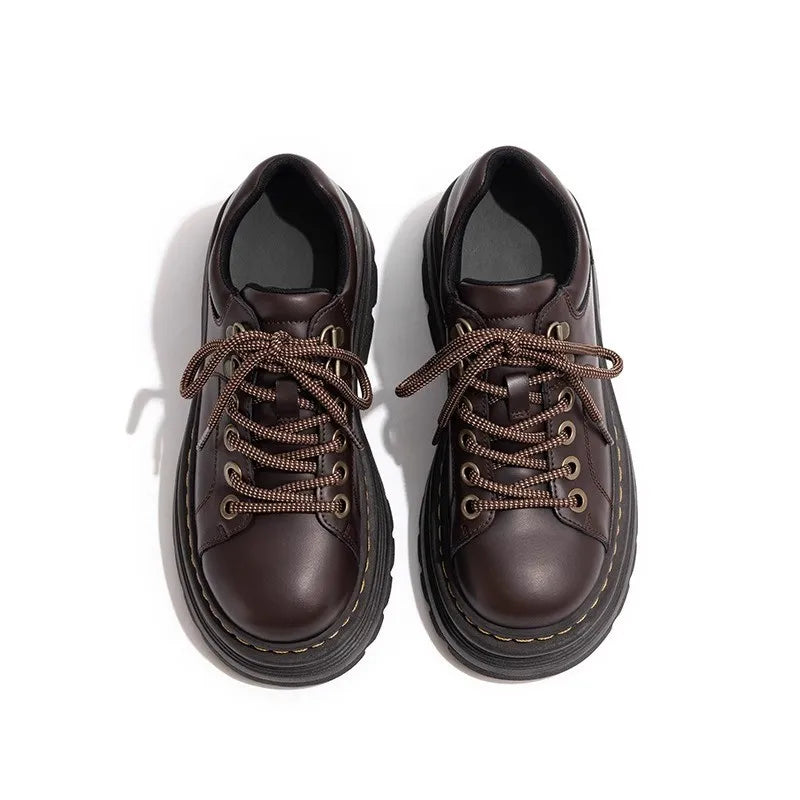 Low Top Leather Boots