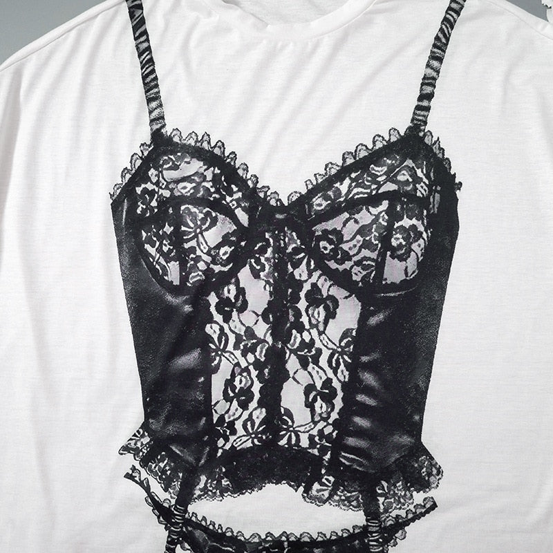 Lingerie Oversized Tee