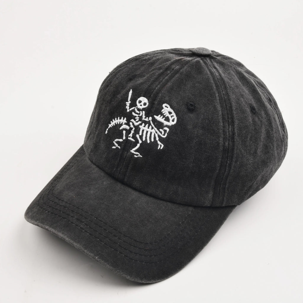 Skeleton Knight And Dragon Cap