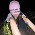 "God Save Me jpg or png?" Beanie
