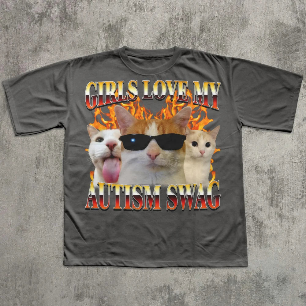 Girls Love My Autism Swag Tee