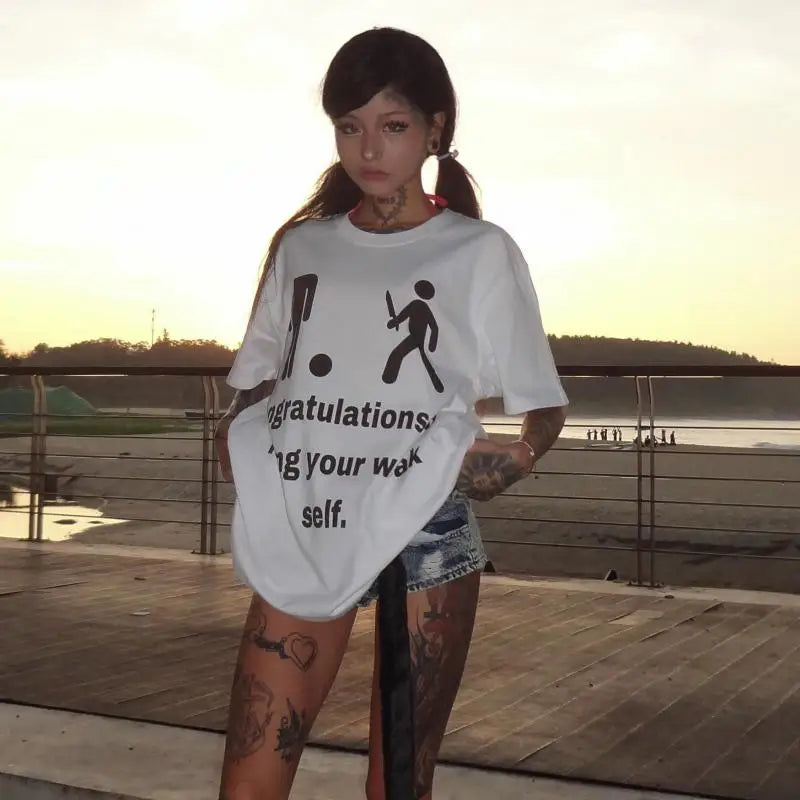 Congratulations On Killing Your Weak Self Tee