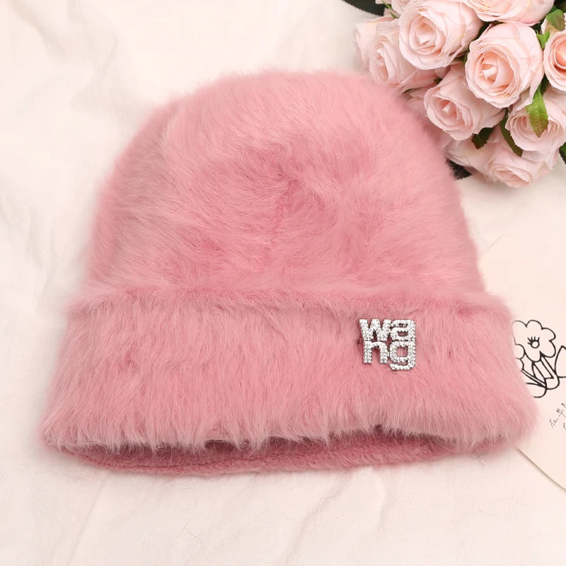 Rabbit Fur Beanies