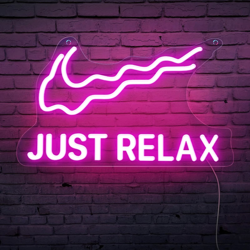 Just Relax Neon Light