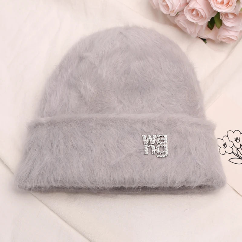 Rabbit Fur Beanies