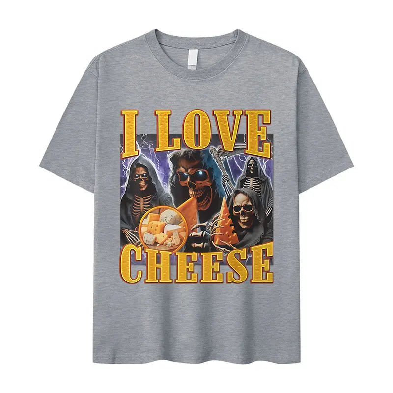 I Love Cheese Skeleton Tee