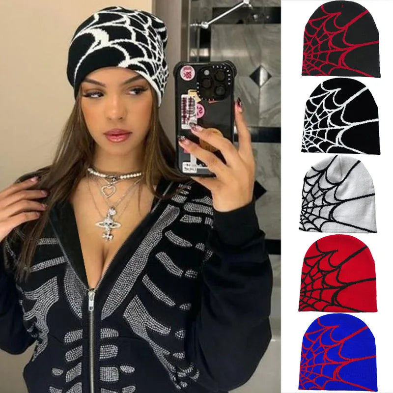 Spider Web Beanie