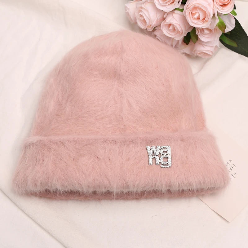 Rabbit Fur Beanies