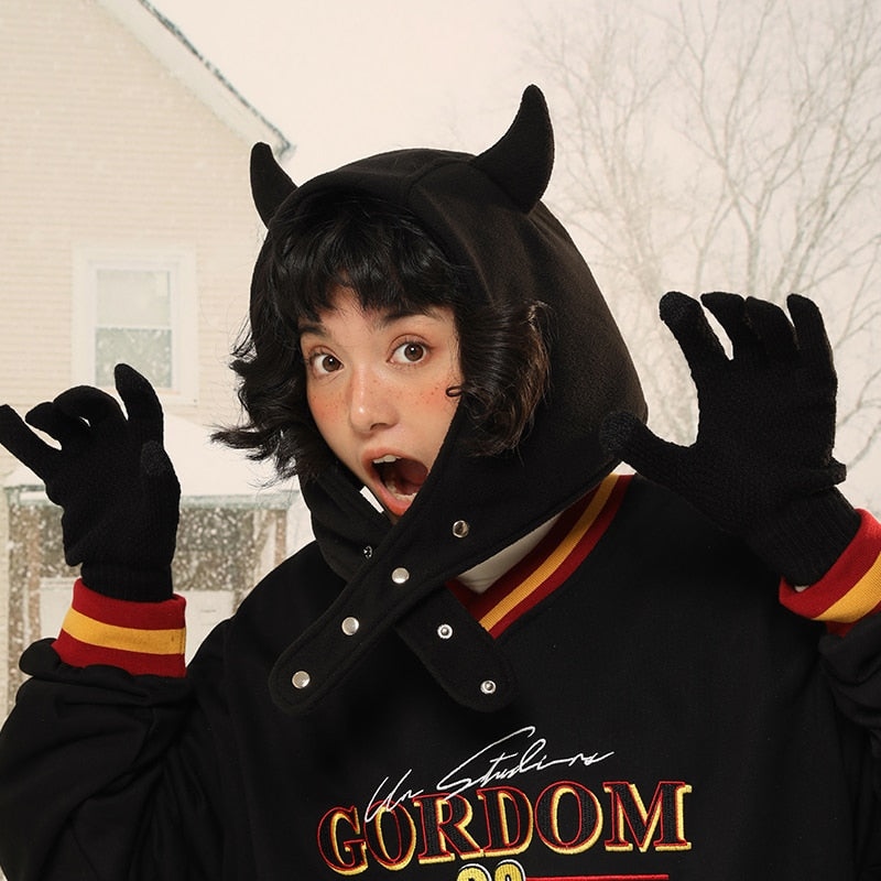 Devil Horn Winter Hood