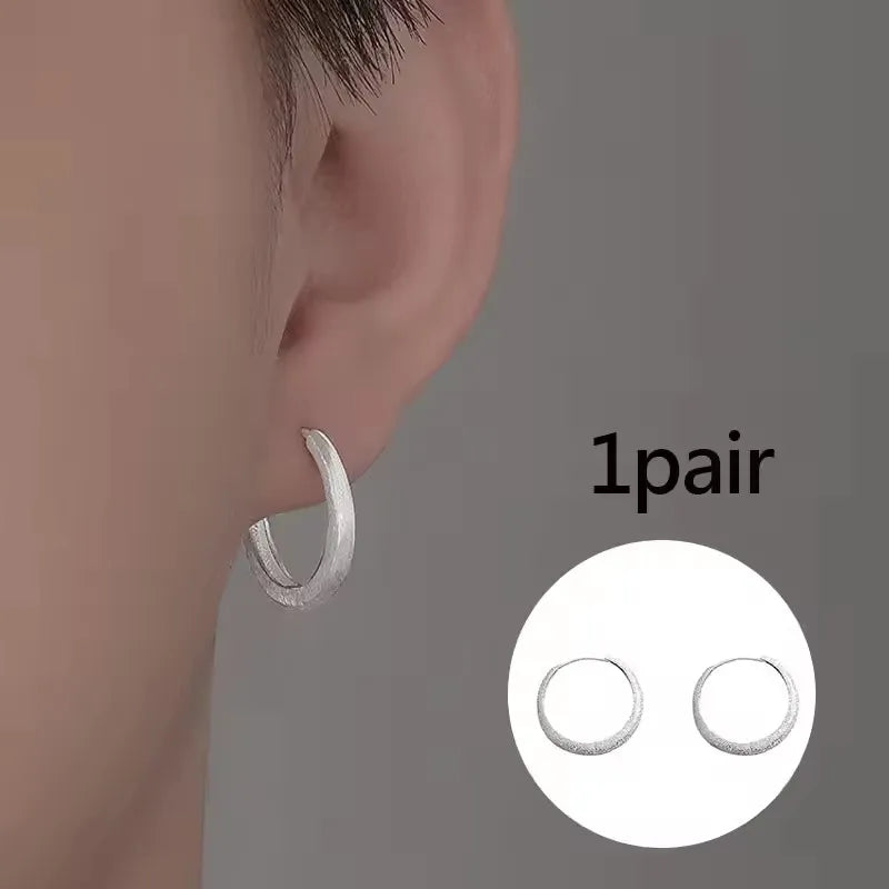 925 Sterling Silver Star Moon Earrings