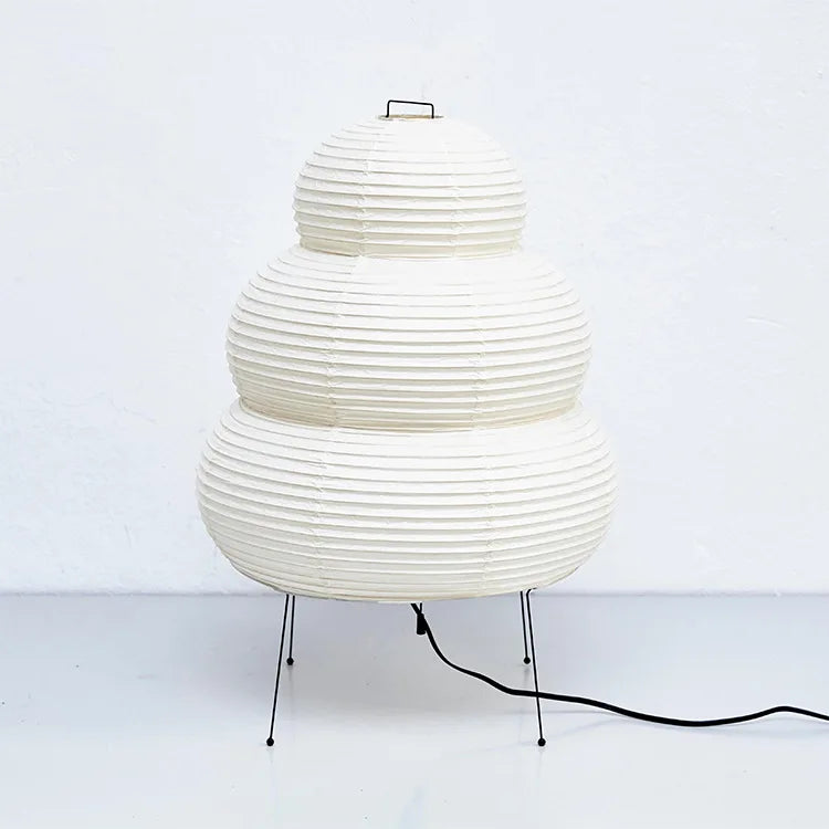 Japanese Akari Wabi-sabi Rice Paper Table Lamp