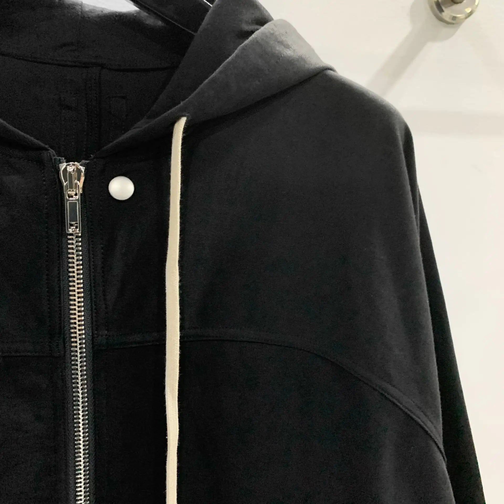 Long Drawstring Hoodie
