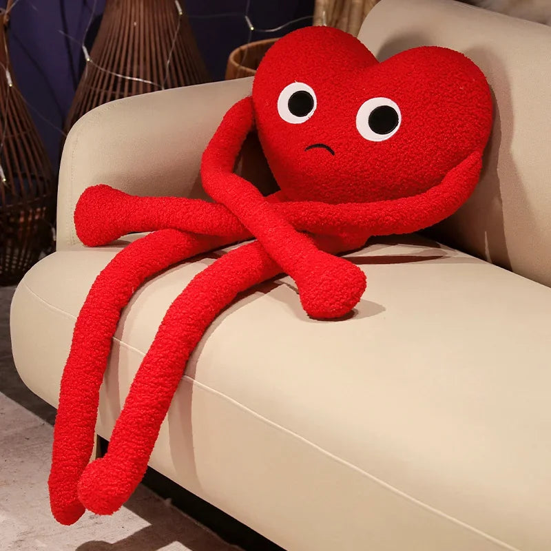 Heart Pillow With Limbs