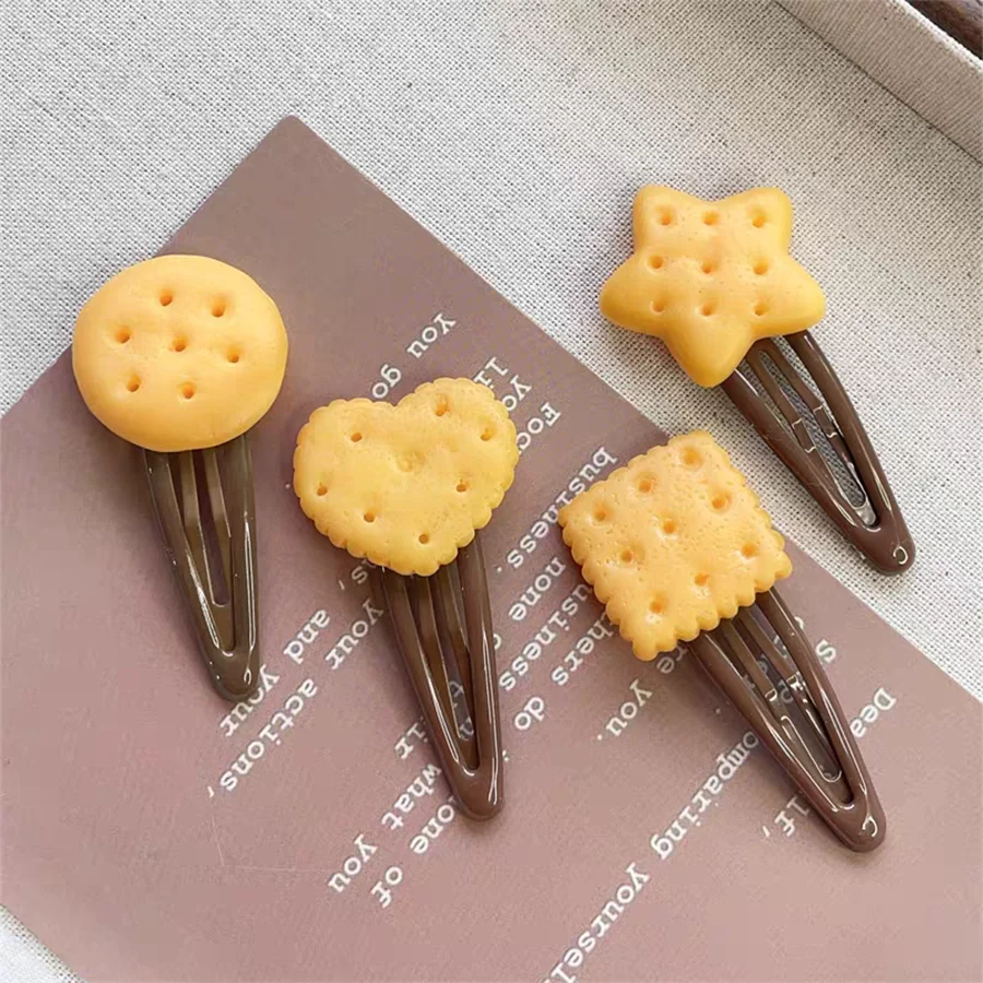 4PC Baked Cookies Hairpin