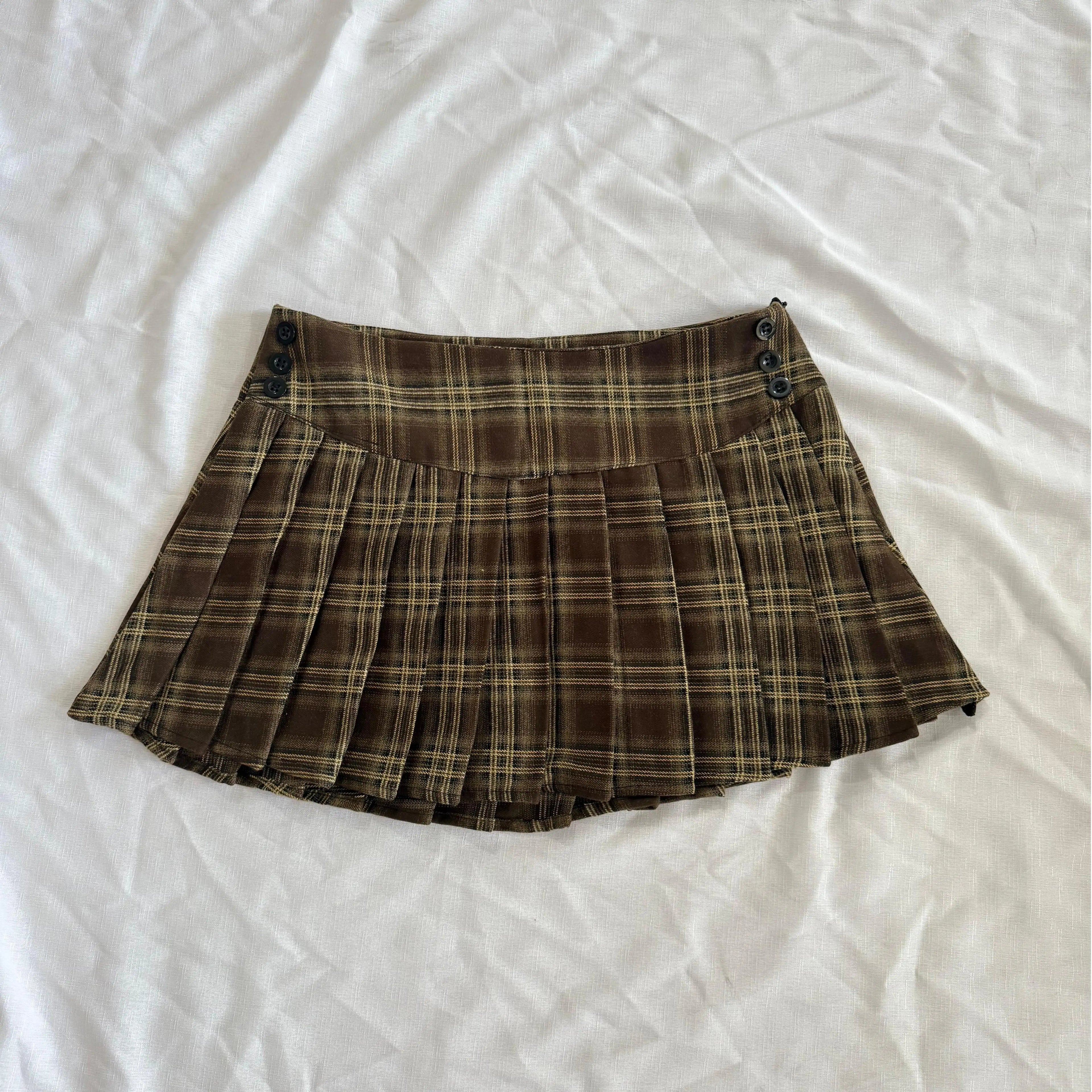 Plaid Mini Skirts