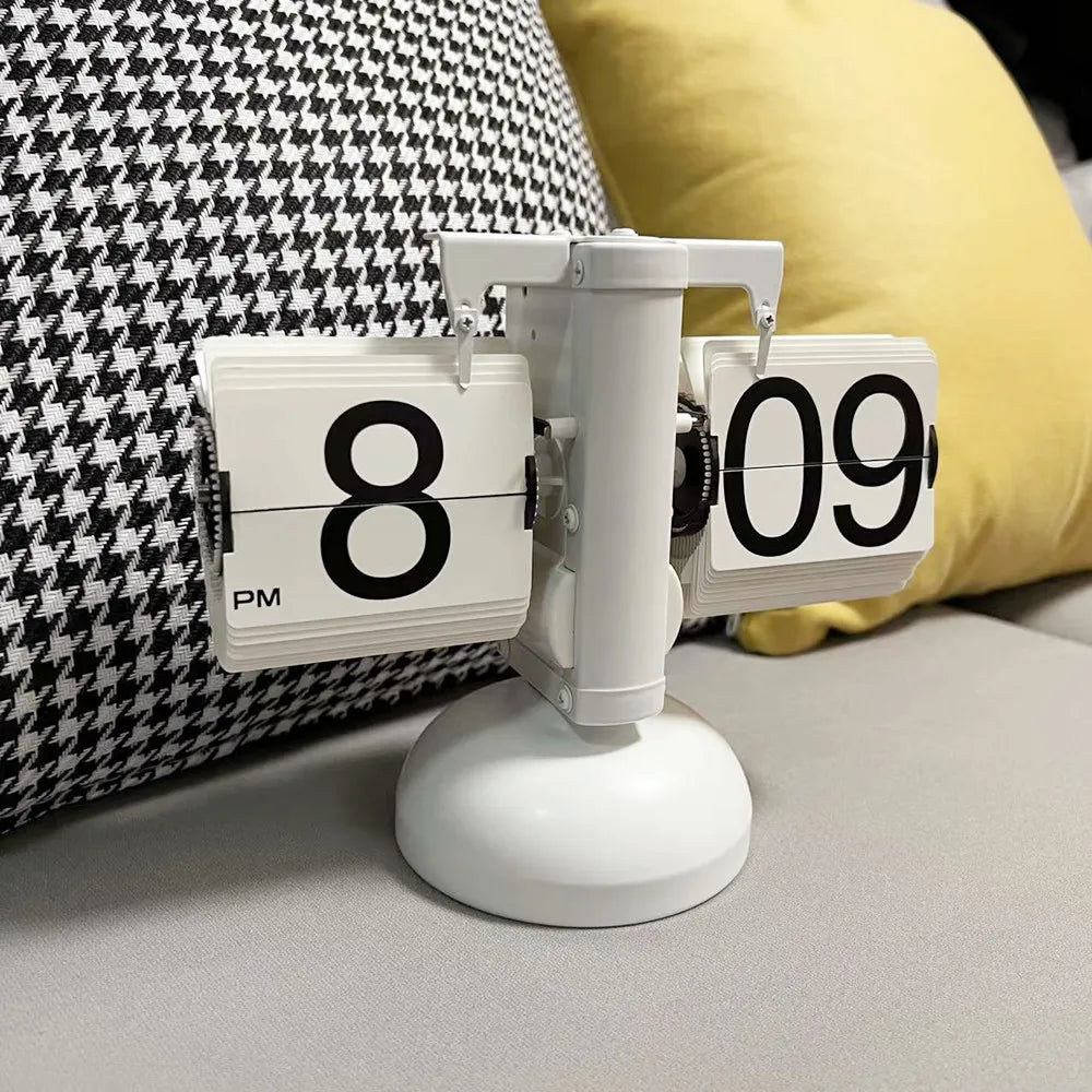 MCM Flip Mechanical Table Clock
