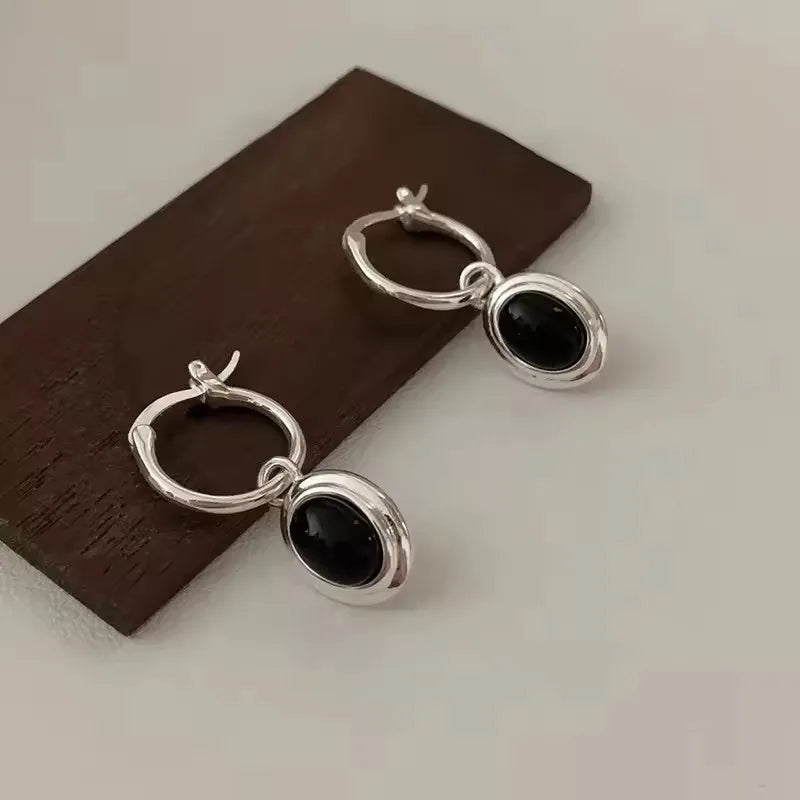925 Sterling Silver Star Moon Earrings