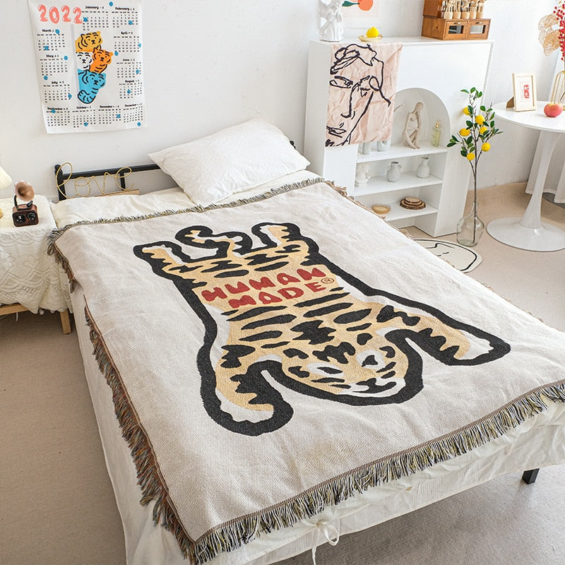 Human Made Tiger Throw Blanket