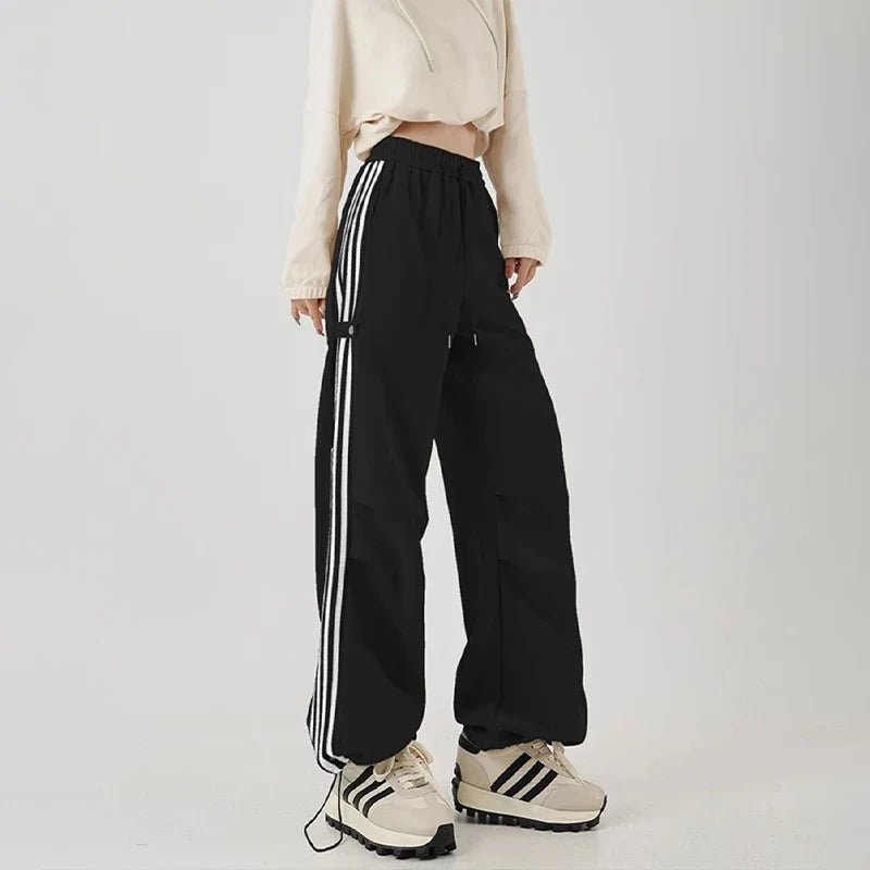 Striped Wide Leg Sweatpants