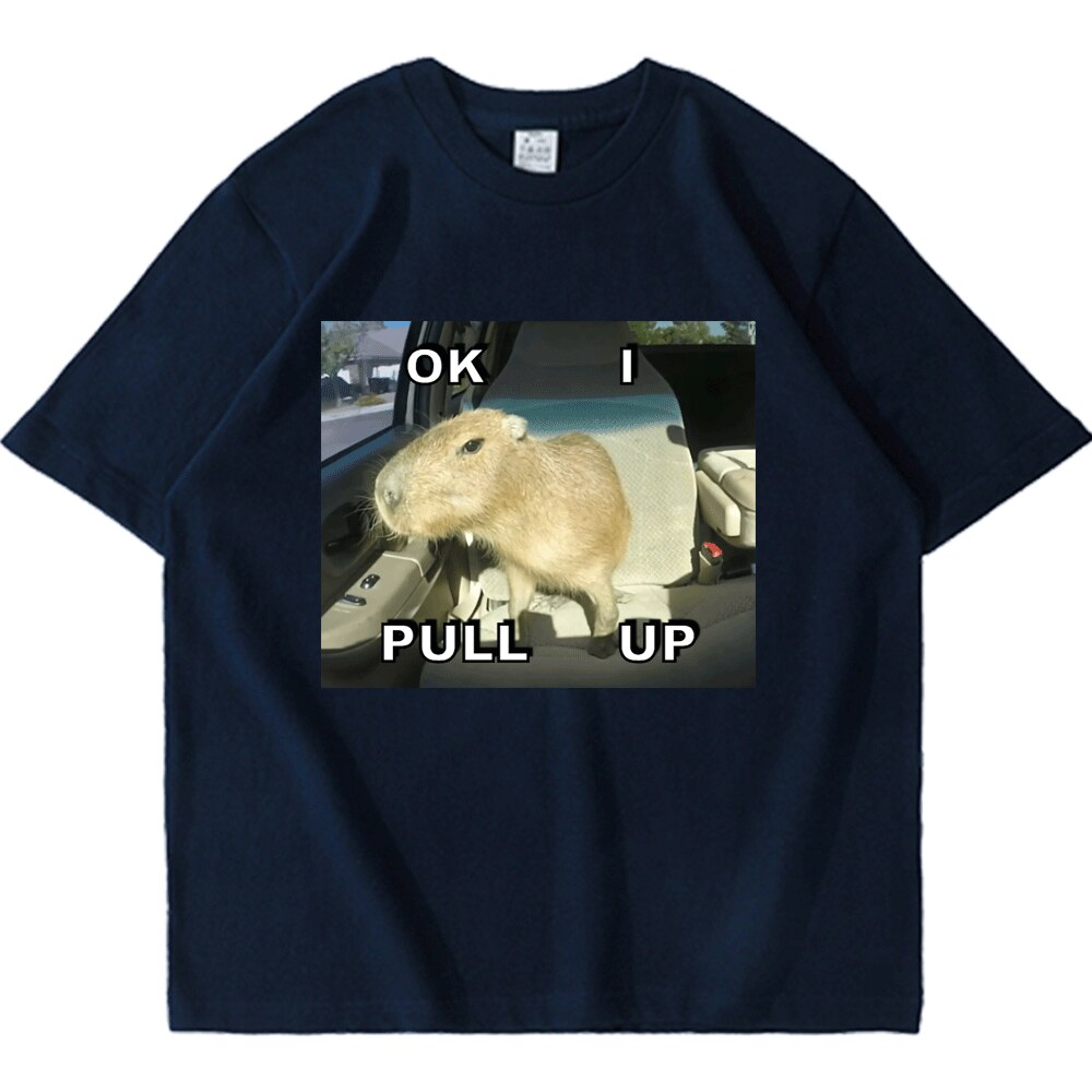 OK I Pull Up Capybara Tee