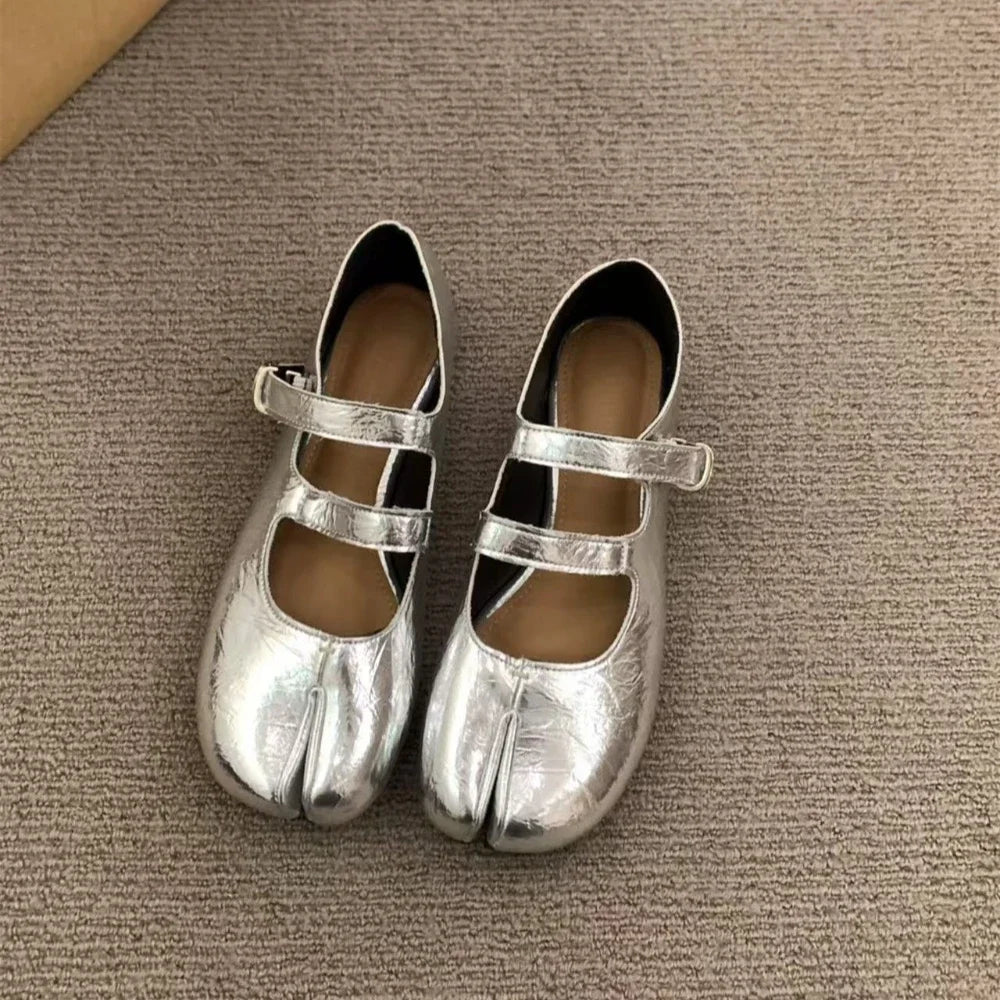 Mary Janes Tabi Flat Soft Shoes (JPY Quality)