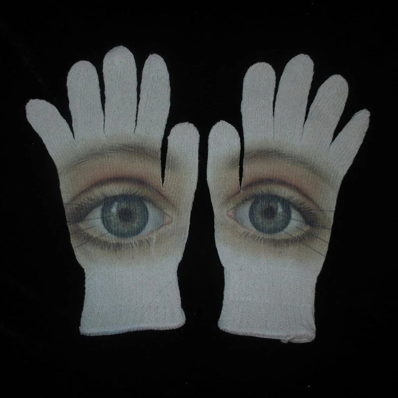 Virgin Mary Knitted Gloves