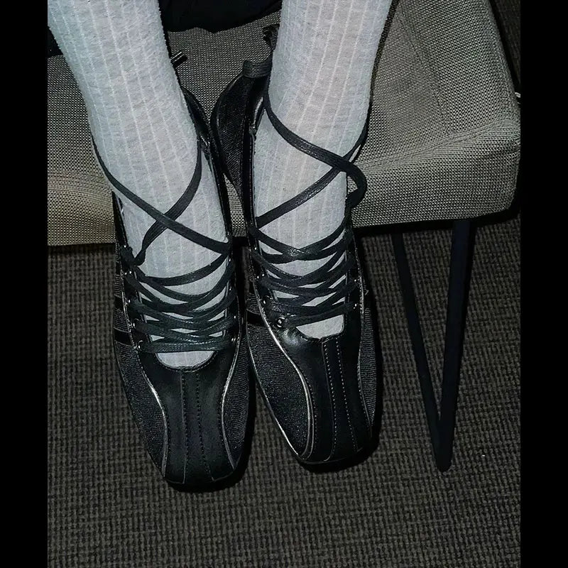Leather City Ballet Flats